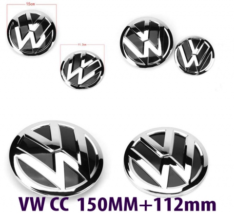 VW CC 150MM + 112mm Kühlergrill-Emblem